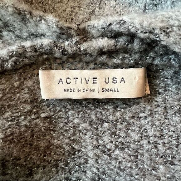 Active USA colour block cardigan. Size small - Picture 4 of 11